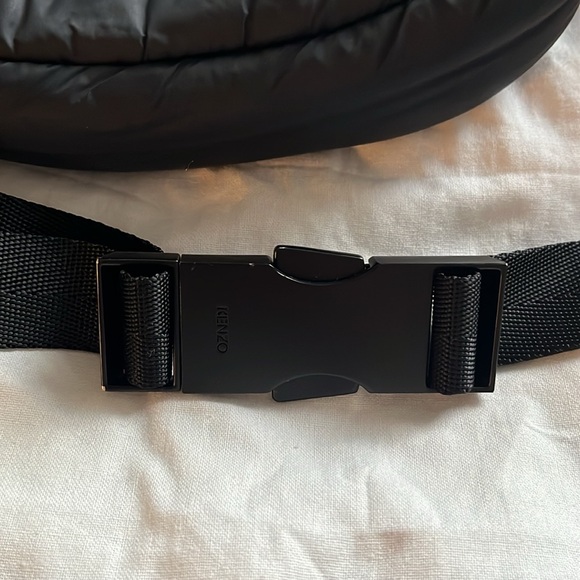 KENZO - Black Nylon Mini Bum Bag - Picture 5 of 5